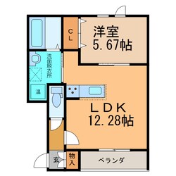 ｴｽﾃﾌｧﾝの物件間取画像